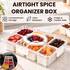 Portable Divided Food Storage Container