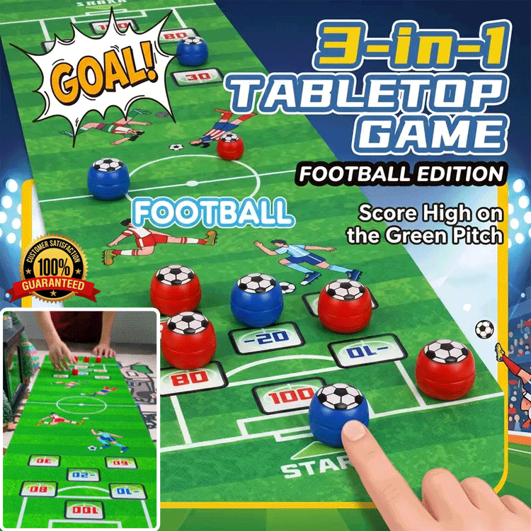 Kids Foldable Sports Game Mat – Screen-Free Tabletop Challenge Toy