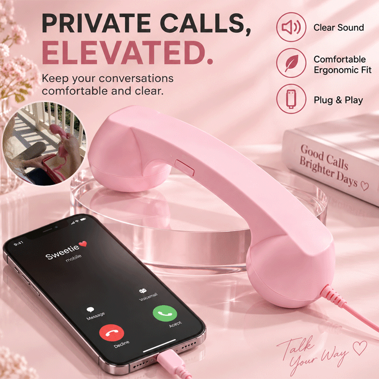 Retro Type-C Telephone Handset
