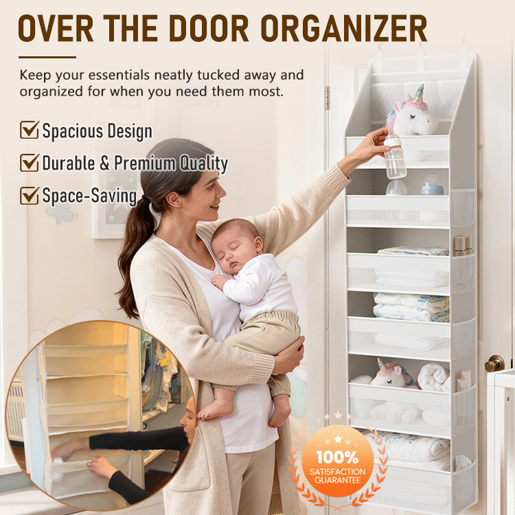 Space-Saving Over-the-Door Organizer
