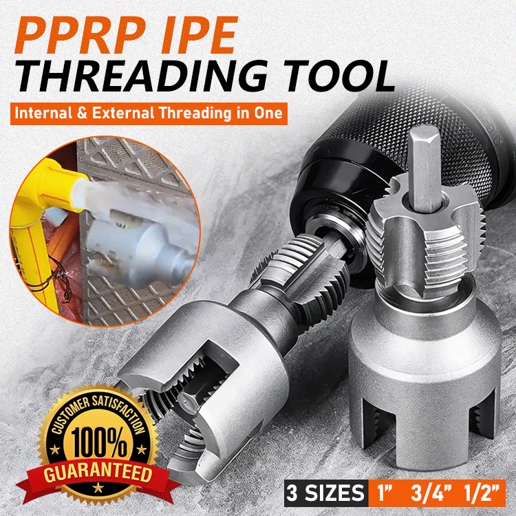 All-in-One Pipe Threading Kit — 3 Sizes for Any Job