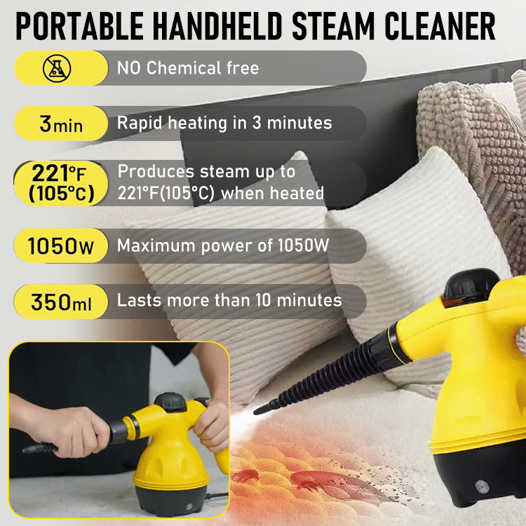 SparkSteam™ High-Pressure Steam Cleaner