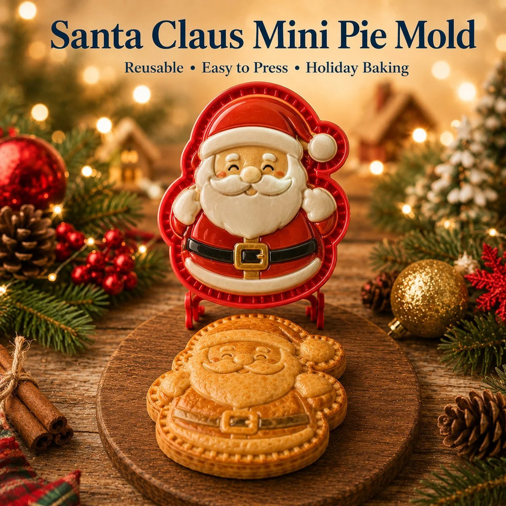 Christmas Cookie Mold – 3D Embossed Holiday Baking Press