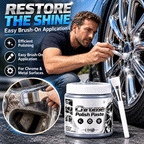 Chrome & Metal Polish Restorer Paste with Brush