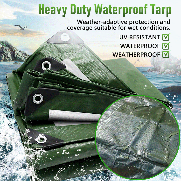 Heavy-Duty Waterproof Outdoor Tarp