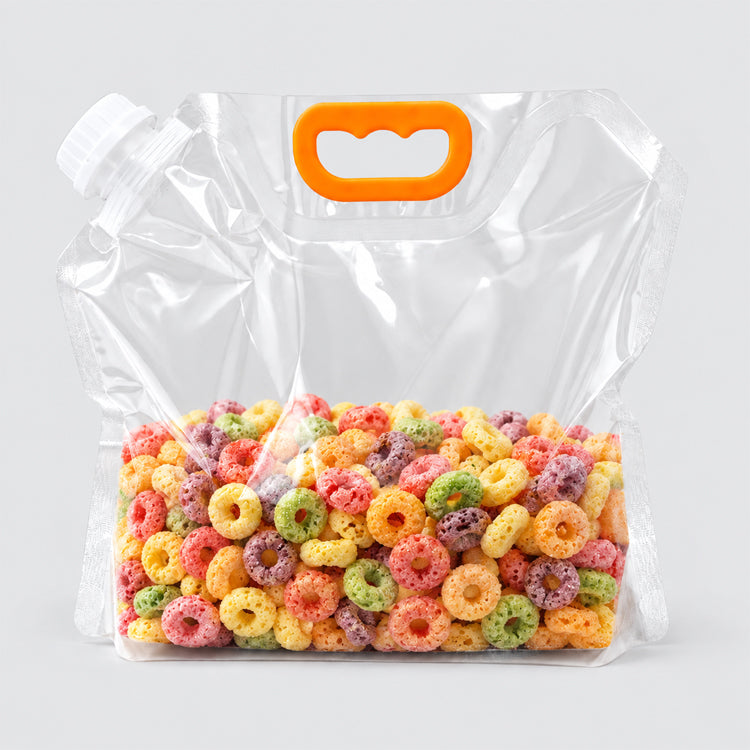 Reusable Airtight Dry Food Storage Bag – Stand-Up Easy-Pour Pantry Container