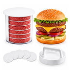 5-Layer Stackable Burger Patty Maker Press – Prep, Stack & Store