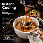 Espresso Chilling Ball – Stainless Steel Coffee Cooling Sphere