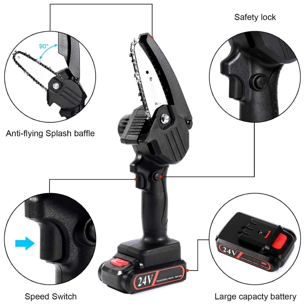 Upgraded 24V Mini Chainsaw
