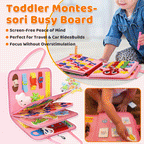 Montessori Busy Board for Toddlers