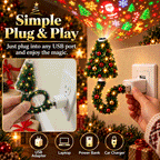 Christmas Magic Projection Light – Flexible USB Holiday Decor