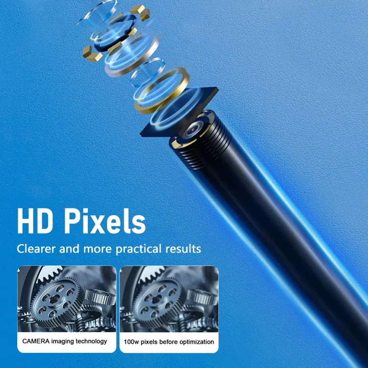 🔎 Plug-and-Play Endoscope Camera with Light