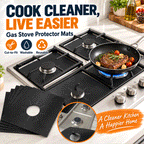 Reusable Gas Stove Burner Liners – Non-Stick Heat-Resistant Protector Mats