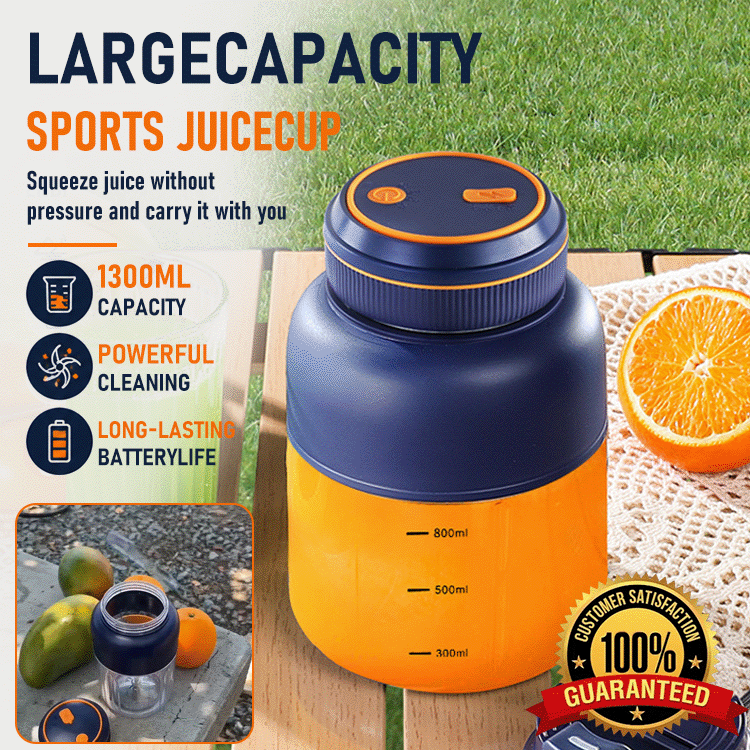 Portable USB Rechargeable Juicer Cup — Fresh Juice Anywhere, Anytime