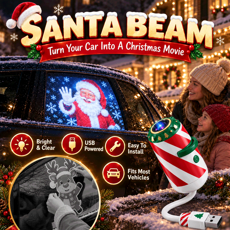 Christmas Car Window Projector Light