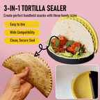 SnuggyHome CrimpPro™ 3-in-1 Tortilla Sealer - PRO Tool for Perfectly Sealed Meals in Any Size