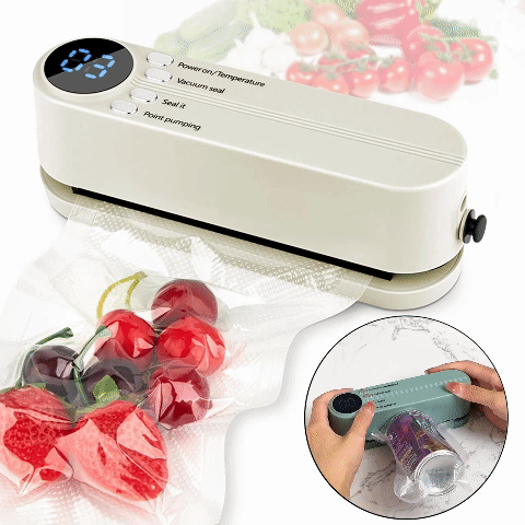 ✨ LuxeSeal™ 3-in-1 Cordless Mini Vacuum Sealer——Preserve Freshness. Elevate Daily Living
