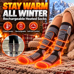 Rechargeable Heated Thermal Socks – 3 Heat Levels & Up to 8.5H Warmth