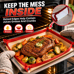 2-in-1 Snap-Up Silicone Baking Mat