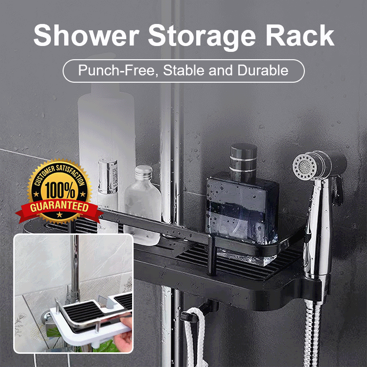 Adjustable Shower Organizer – No-Drill, Self-Draining & Ultra Stable