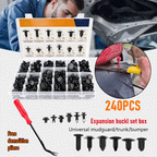 FastenPro™ – Universal Car Trim Clip Assortment Kit (240+ pcs)