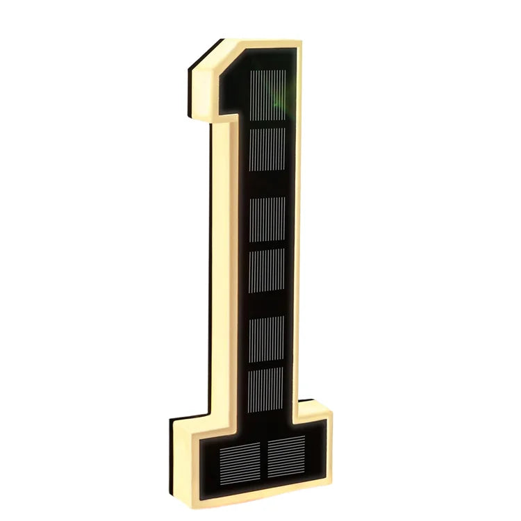 SnuggyHome™ Solar Address Light — Warm, Clear & Easy to Find