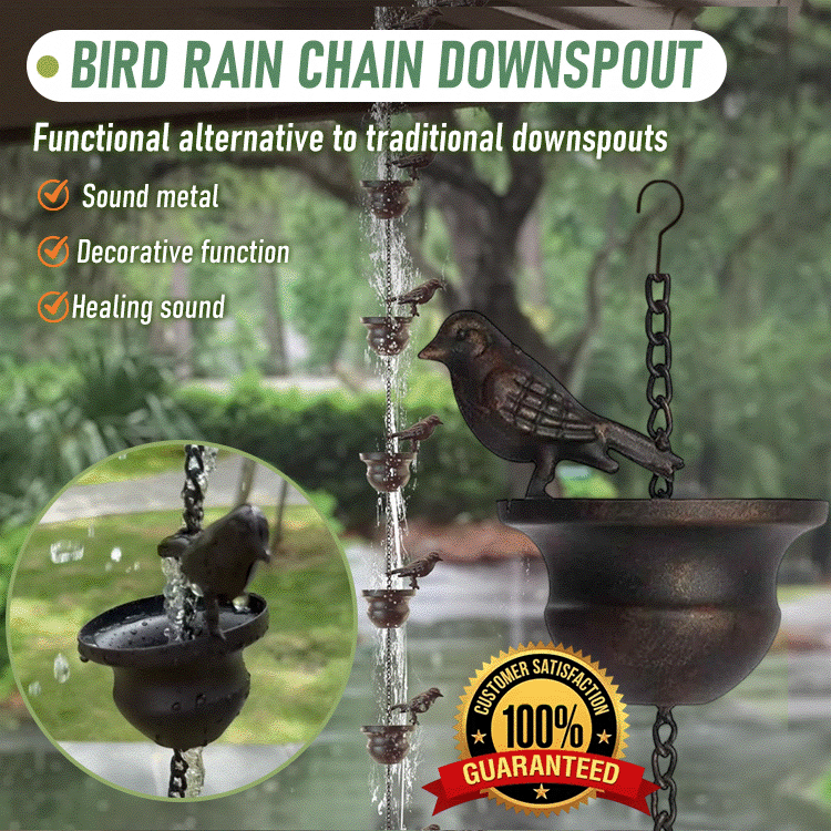 HummingBird Rain Chain — Turn Rain Into a Calming Garden Experience