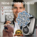 6-in-1 Electric Head Shaver Kit – Full Grooming Set for Men