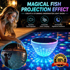 Solar Floating Pool Light – Colorful Underwater Projection Light For Night Swimming