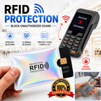 4-Pack RFID Blocking Card Sleeve Set – Slim Credit Card & Travel Protection Holders