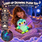 Glow & Doodle Plush Friend – Mess-Free Light Drawing & Cuddle Toy
