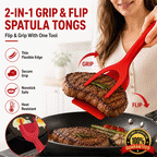2-in-1 Flip Spatula Tongs