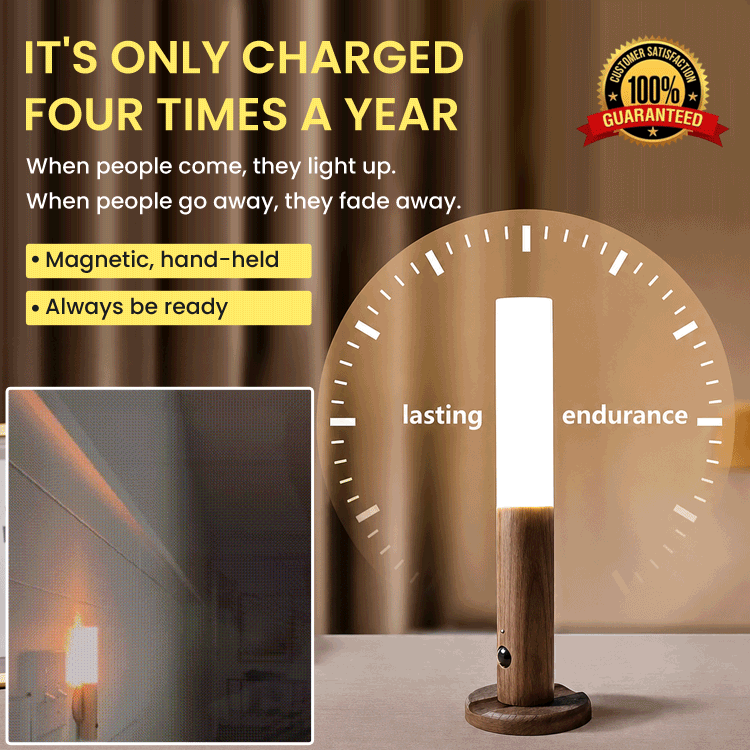 Rechargeable Magnetic Motion Sensor Light – Removable Wall Night Light