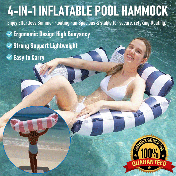 Full-Body Floating Lounger — Stretch Out, Relax & Stay Supported