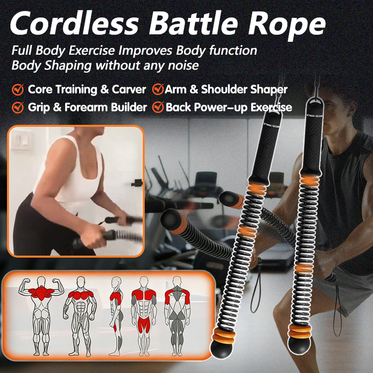 Adjustable Ropeless Battle Rope Trainer
