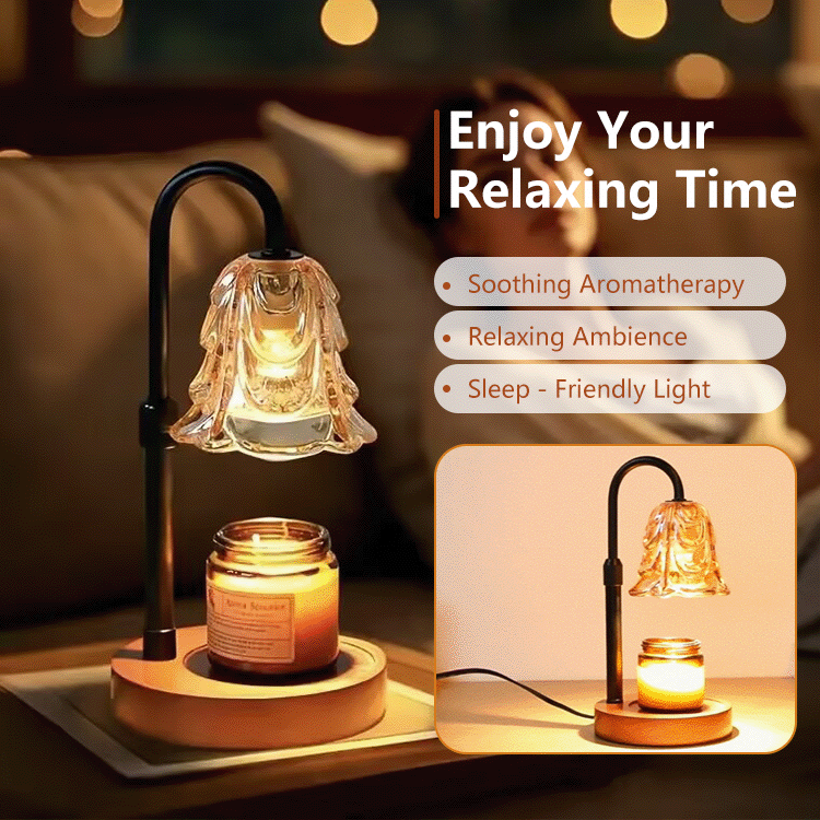 GlowMelt™ Flameless Candle Warmer Lamp – Vintage Cozy Home Light