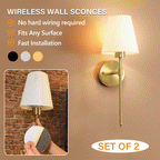 Wireless Wall Sconces (SET OF 2)
