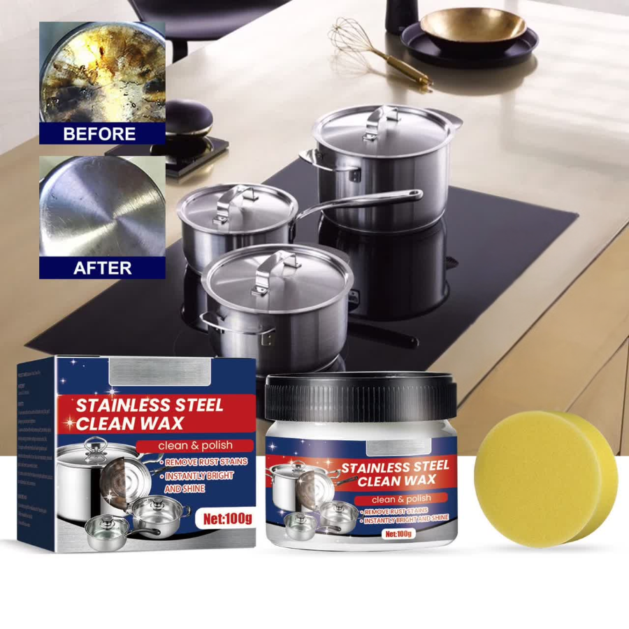 Stainless Steel Cleaning Wax