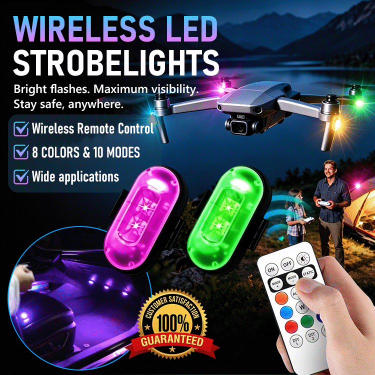 RemoteGlow™ Wireless Rechargeable LED Safety Lights