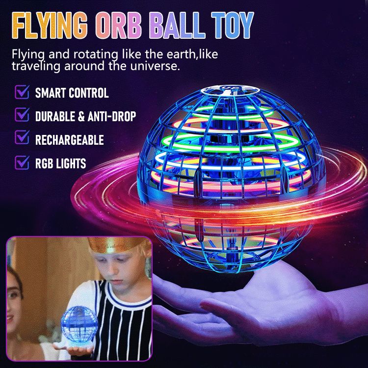SkySpin Smart Flying Orb - Toss It. Watch the Magic Happen. ✨