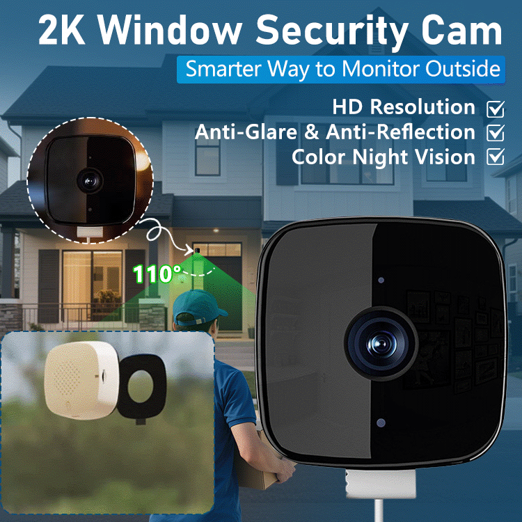 Smart WiFi Window Security Camera