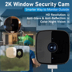 Smart WiFi Window Security Camera