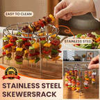 24-Skewer Vertical Kabob Rack for Air Fryer & Oven