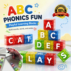 Magnetic Letter & Number Blocks
