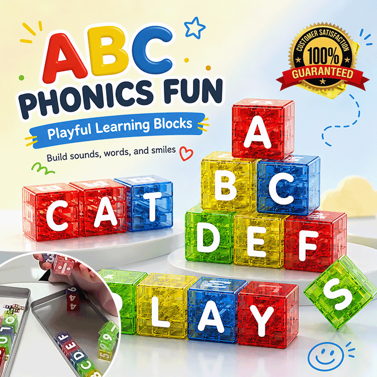 Magnetic Letter & Number Blocks