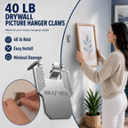 No-Drill Drywall Picture Hanger Claw