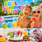 BPA-Free Silicone Round Popsicle Mold – Homemade Fruit Ice Pop Maker