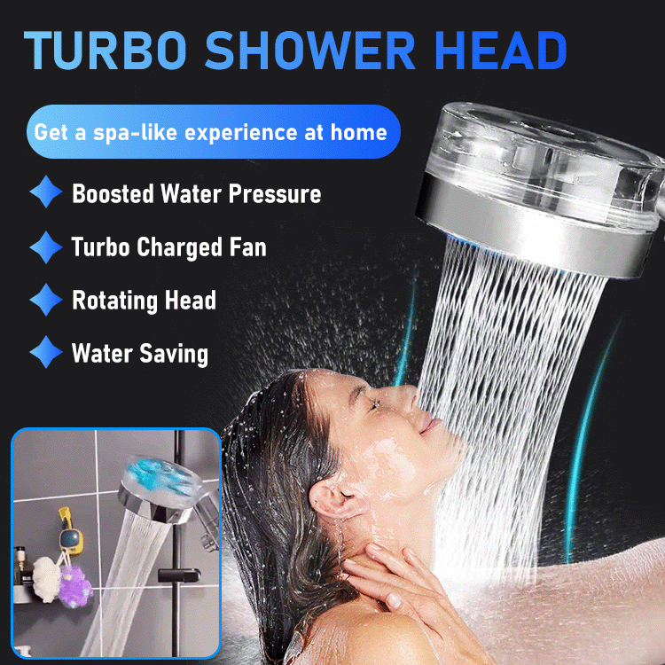 PowerBoost High-Pressure Shower Head with Built-In Filter