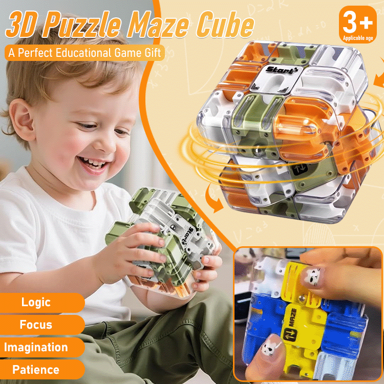 🧩SnuggyHome 3D Puzzle Maze Cube