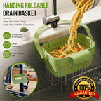 Collapsible Faucet-Hanging Sink Strainer Basket
